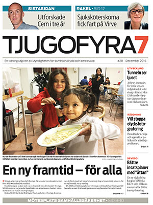 Omslag Tjugofyra7. Text: "En ny framtid – för alla".